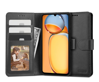Etui do telefonów Tech-Protect Wallet do Xiaomi POCO C65 / Xiaomi Redmi 13C black